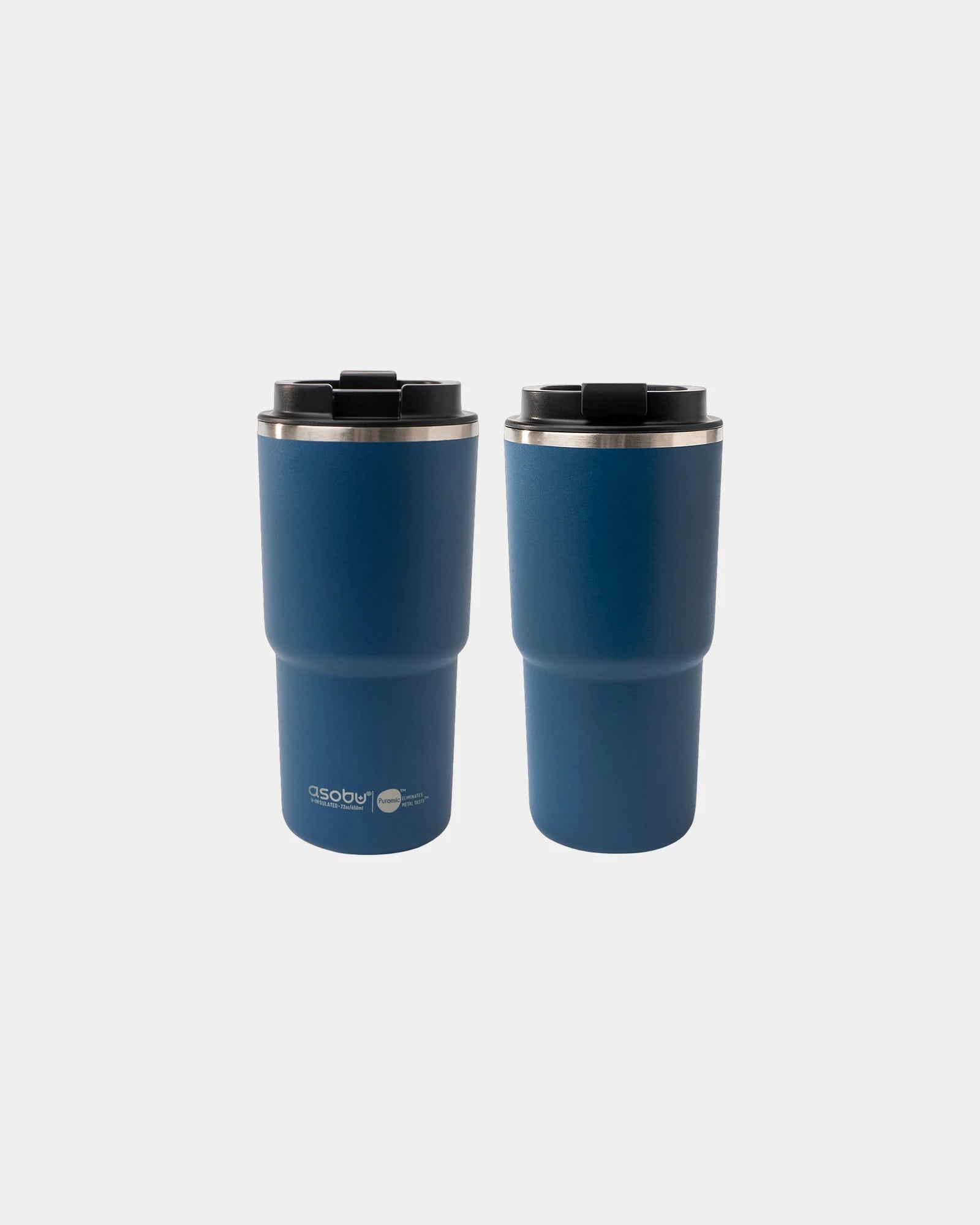 Custom insulated stainless steel 22 oz travel mug - Blue